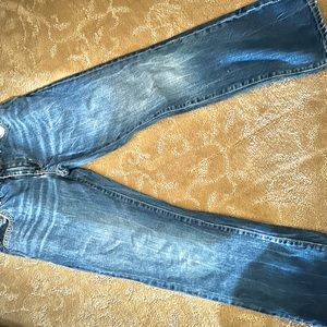 Boys Gap Size 10 Straight Leg Blue Jeans Adjustable Waist